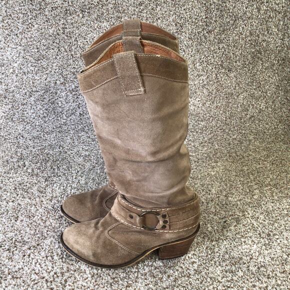 Steve Madden leather boots size 8 P-Diablo - Picture 6 of 14